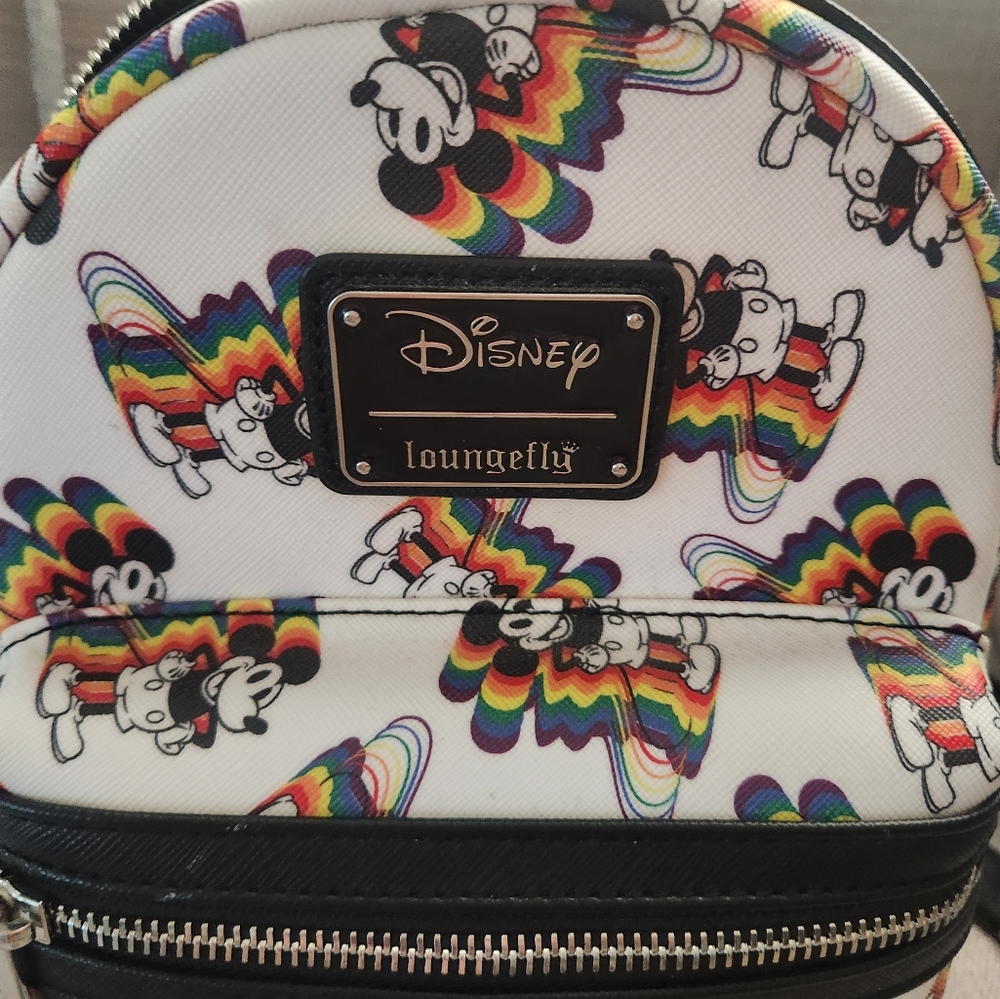 Loungefly Rainbow Disney Backpack - image 5